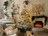 Zasněžený umělý vánoční stromek 180 cm bílý TOMICHI_837594