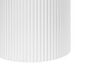 Beistelltisch Lamellen-Optik weiß rund ⌀ 40 cm OLLIE_881947