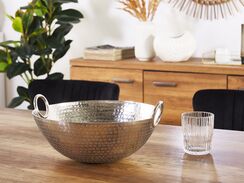 Koristekulho alumiini hopea ⌀ 33 cm SHIBAH