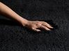 Fekete hosszú szálú szőnyeg 200 x 300 cm EVREN_758557