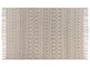 Teppich Wolle sandbeige 200 x 300 cm Kurzflor ALUCRA_856249