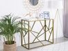 Glass Top Console Table Gold ORLAND_744302