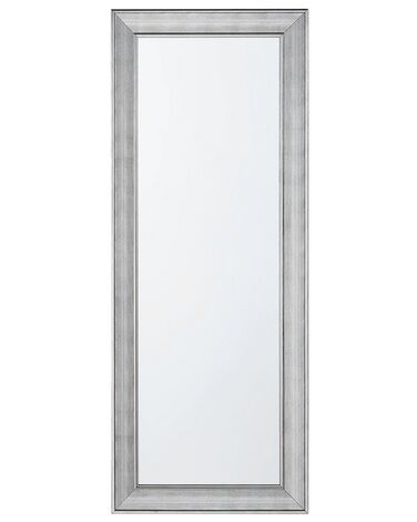 Nástenné zrkadlo 50 x 130 cm strieborné BUBRY