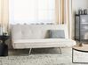 Faux Leather Sofa Bed White BRISTOL_747631