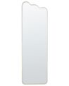 Espejo de pared de metal blanco 45 x 145 cm ABZAC_900716