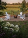 Bílá zahradní židle ADIRONDACK_827598