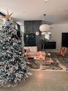 Künstlicher Weihnachtsbaum schneebedeckt 210 cm weiß BASSIE_844607