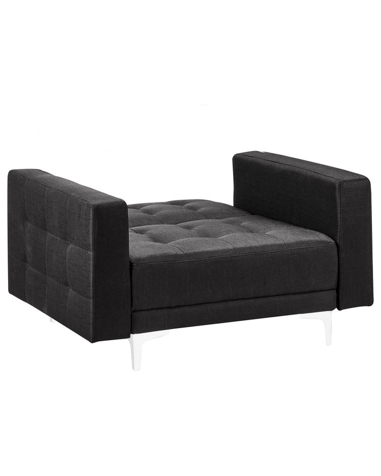 Fabric Armchair Graphite Grey ABERDEEN Beliani.co.uk