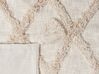 Decke Baumwolle beige 130 x 180 cm geometrisches Muster GUNA_829386