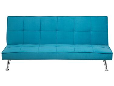 Fabric Sofa Bed Sea Blue HASLE