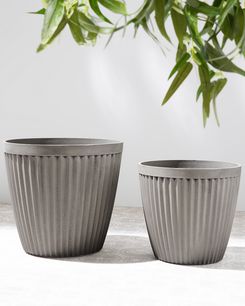 Kukkaruukku ruskeanharmaa ⌀ 44 cm POKA Kukkaruukku ruskeanharmaa ⌀ 44 cm POKA