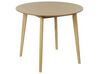 Table de salle à manger bois clair ⌀ 90 cm SANDY_837807