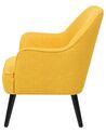 Fabric Armchair Yellow LOKEN_550166
