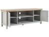 TV Stand Grey with Light Wood HAMP_826007