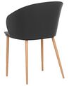 Set of 2 Dining Chairs Black BLAYKEE_783887