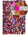Teppich Kuhfell bunt 200 x 300 cm Patchwork ENNE_709220