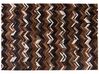 Hnědý kožený koberec 160x230 cm BALAT_688456