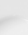 Bañera de acrílico negro/blanco/plateado 180 x 80 cm COCO_717605