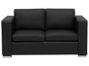 Sofa Set Leder schwarz 6-Sitzer HELSINKI_678858