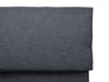 Fabric EU King Size Waterbed Grey BELFORT_850028