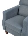 Fabric Recliner Chair Blue EGERSUND_896464
