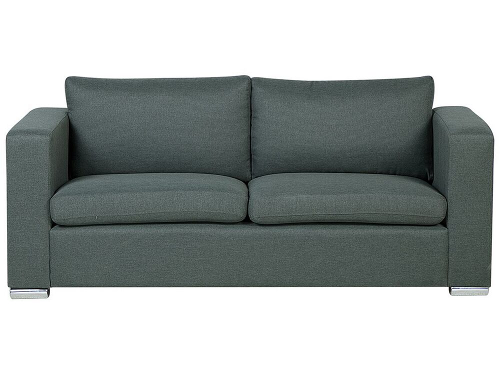 Sofa Dunkelgrau 3er Sofa Dreisitzer Stoffsofa Caesar