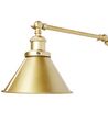 Conjunto de 2 lámparas de pared de metal dorado NARVA_879618