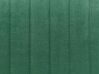 Fodskammel i ribbet grøn velour 45 x 45 cm DAYTON_860637
