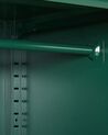 2 Door Metal Storage Cabinet Green VARNA_826273