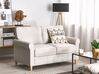 2-istuttava sohva sametti vaalea beige RONNEBY_767065