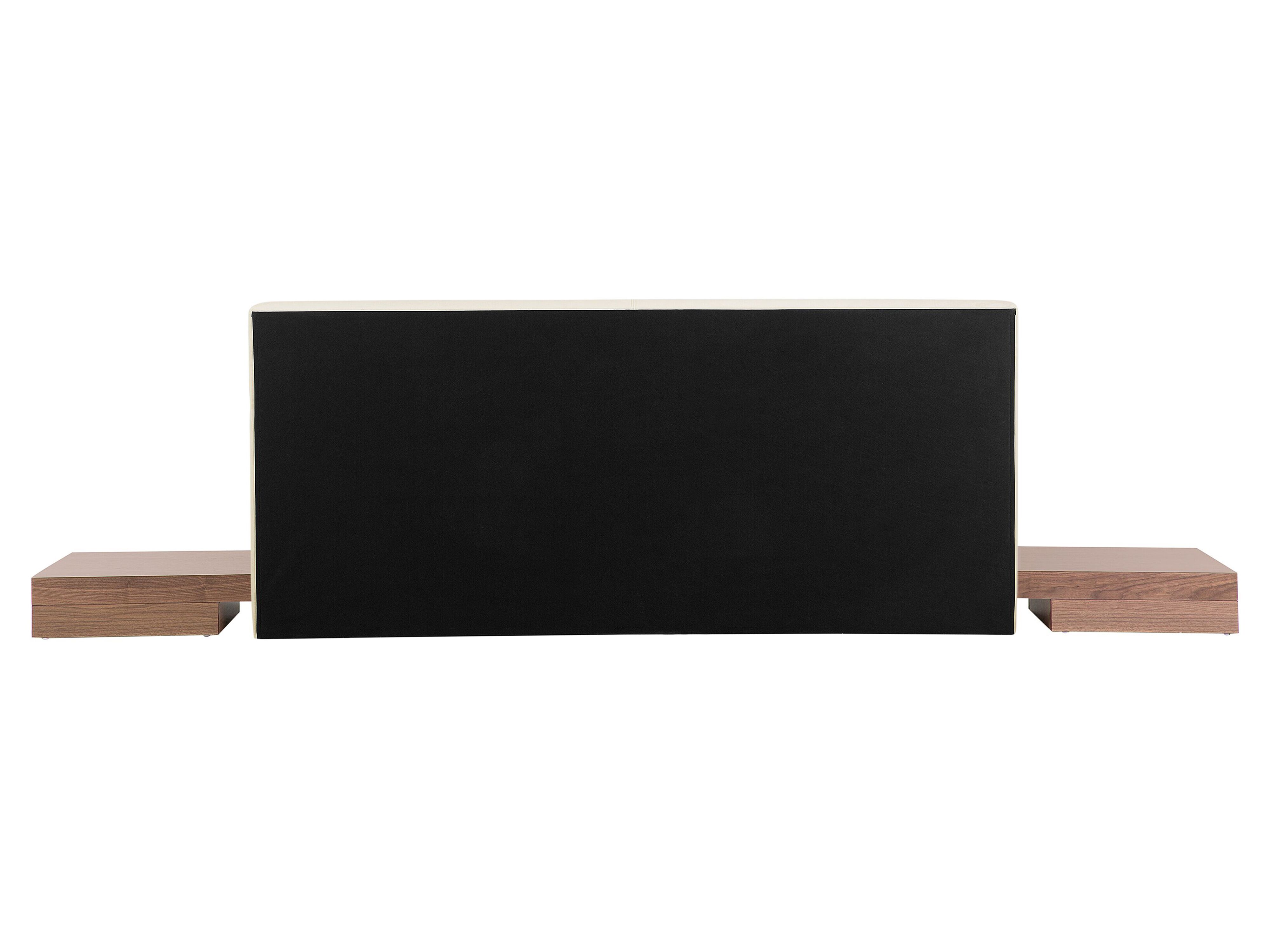 Łóżko 160 x 200 cm brązowe ZEN
