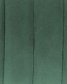 Conjunto de 2 cadeiras de jantar em veludo verde escuro SANILAC_847173