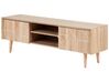Mueble TV madera clara 150 x 39 cm FRANKLIN_754834