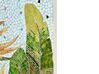 Wanddekoration Mosaik mehrfarbig Pflanzenmotiv MERANGIN_850477