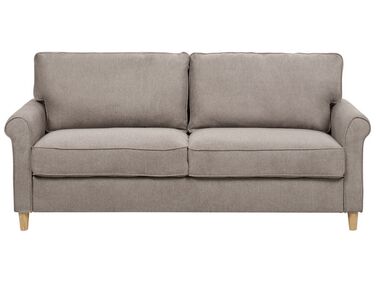 Sofa 3-osobowa jasnobrązowa RONNEBY