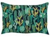 Set of 2 Outdoor Cushions Cactus Pattern 40 x 60 cm Green BUSSANA_881376
