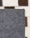 Teppich Kuhfell beige / braun 160 x 230 cm Patchwork Kurzflor KAYABEY_780702