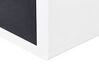 TV-Möbel weiß / schwarz mit 2 Schubladen 140 x 39 x 43 cm SPOKAN_832872