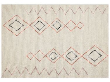 Bavlnený koberec 160 x 230 cm béžový GUWAHATI