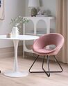 Velvet Accent Chair Pink RACHEL_860935
