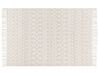 Teppich Wolle hellbeige 200 x 300 cm Kurzflor ALUCRA_856185