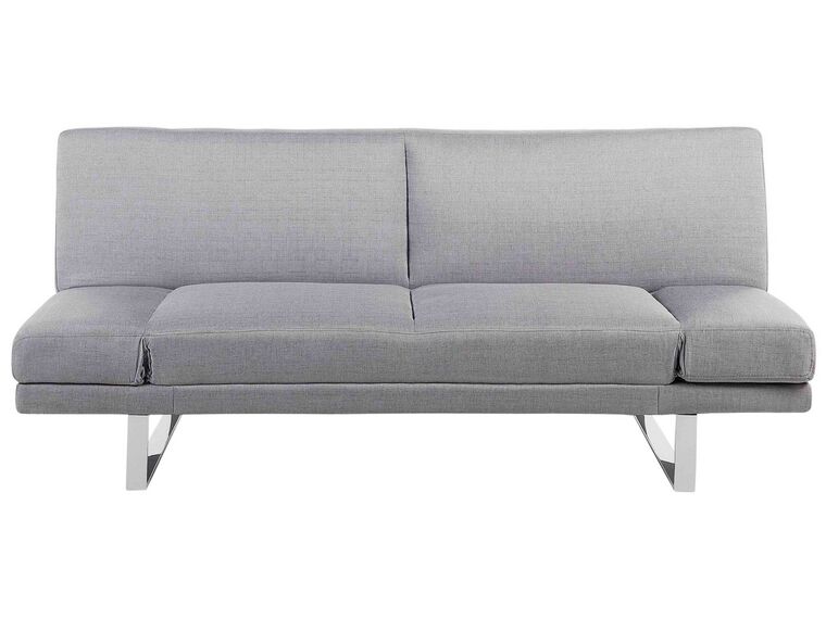 Fabric Sofa Bed Light Grey YORK_589657