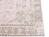 Teppich Baumwolle rosa 200 x 300 cm orientalisches Muster Kurzflor MATARIM_852555