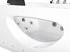 Vasca da bagno idromassaggio bianco con luci LED 170 x 80 cm HAWES_807926