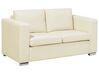 2-Sitzer Sofa Leder beige HELSINKI_704033