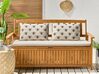 Set of 2 Outdoor Cushions Bee Pattern 40 x 60 cm Beige CANNETO_894850