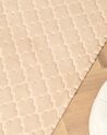Tappeto pelliccia sintetica beige 160 x 230 cm GHARO_866674