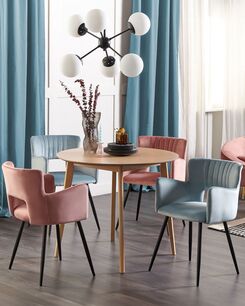 Tuoli sametti vaaleansininen 2 kpl SANILAC