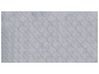 Koberec z umelej zajačej kožušiny 80 x 150 cm sivý GHARO_860208
