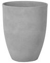 Maceta de mezcla de piedra gris ⌀ 43 cm CROTON_692196